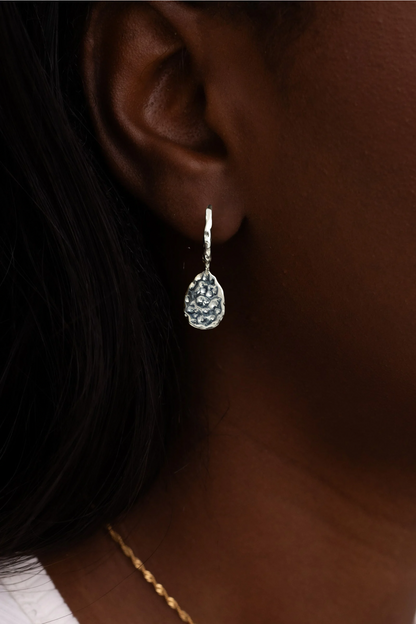 Clio 2 in 1 earrings - sterling silver